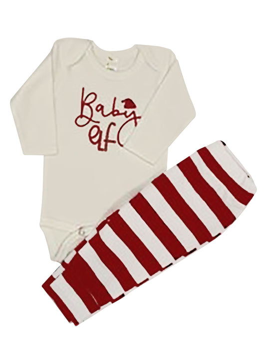 Christmas 2 piece Bodysuit and Bottoms