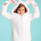 Bunny Rabbit Comfy Jacket with Mittens for Girls Alt 1