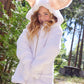 Bunny Rabbit Comfy Jacket with Mittens for Girls