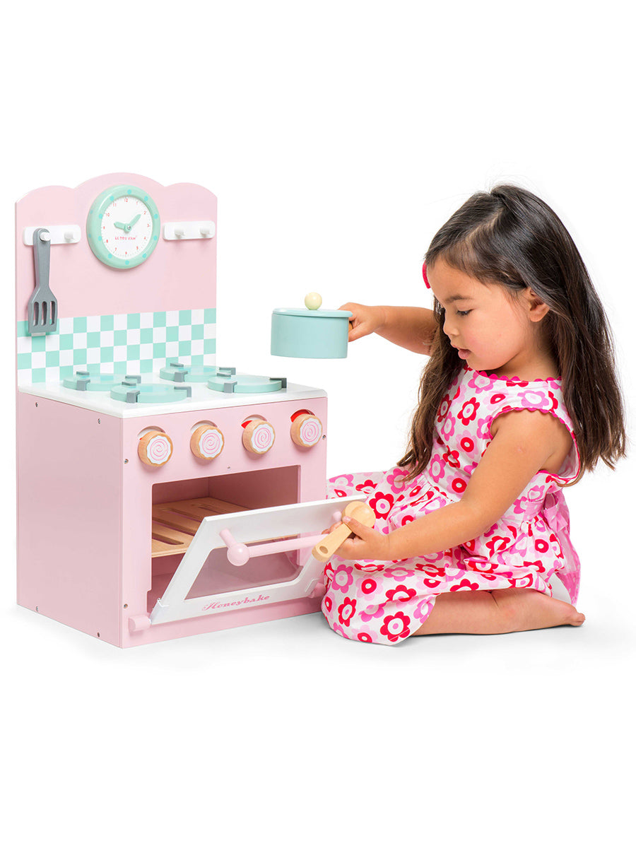 Oven & Hob Set, Pink Alt 1