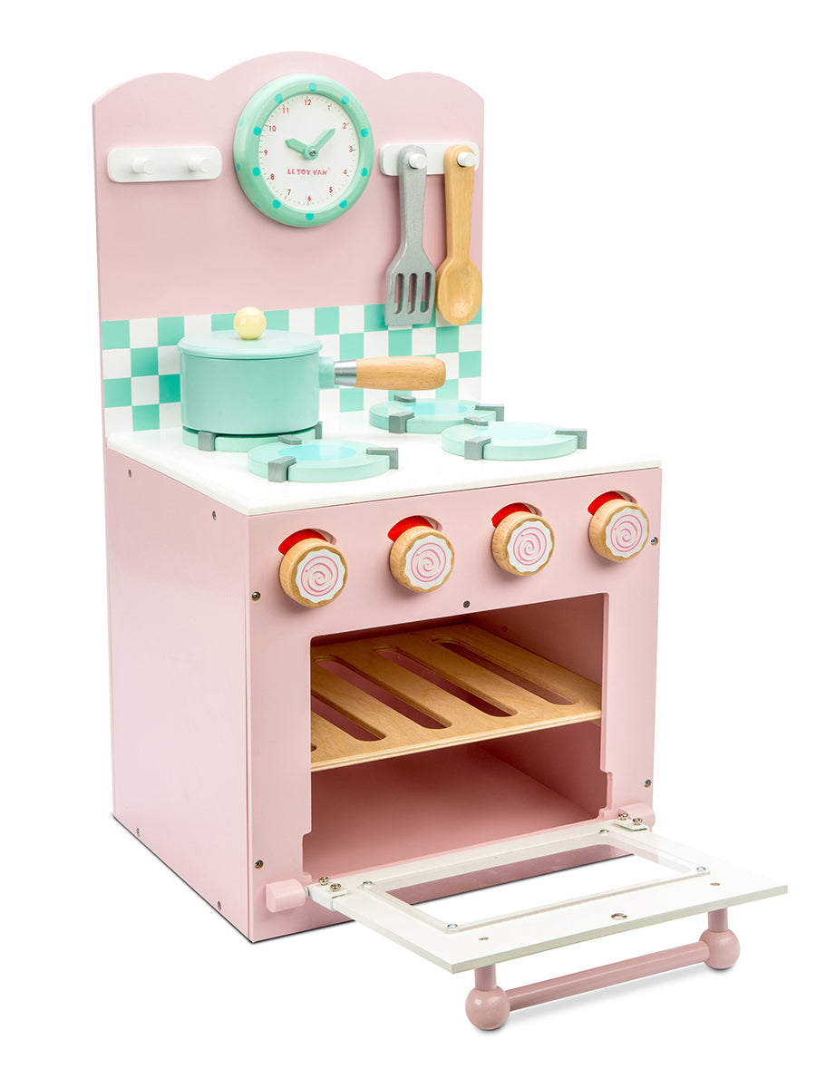 Oven & Hob Set, Pink Alt 2