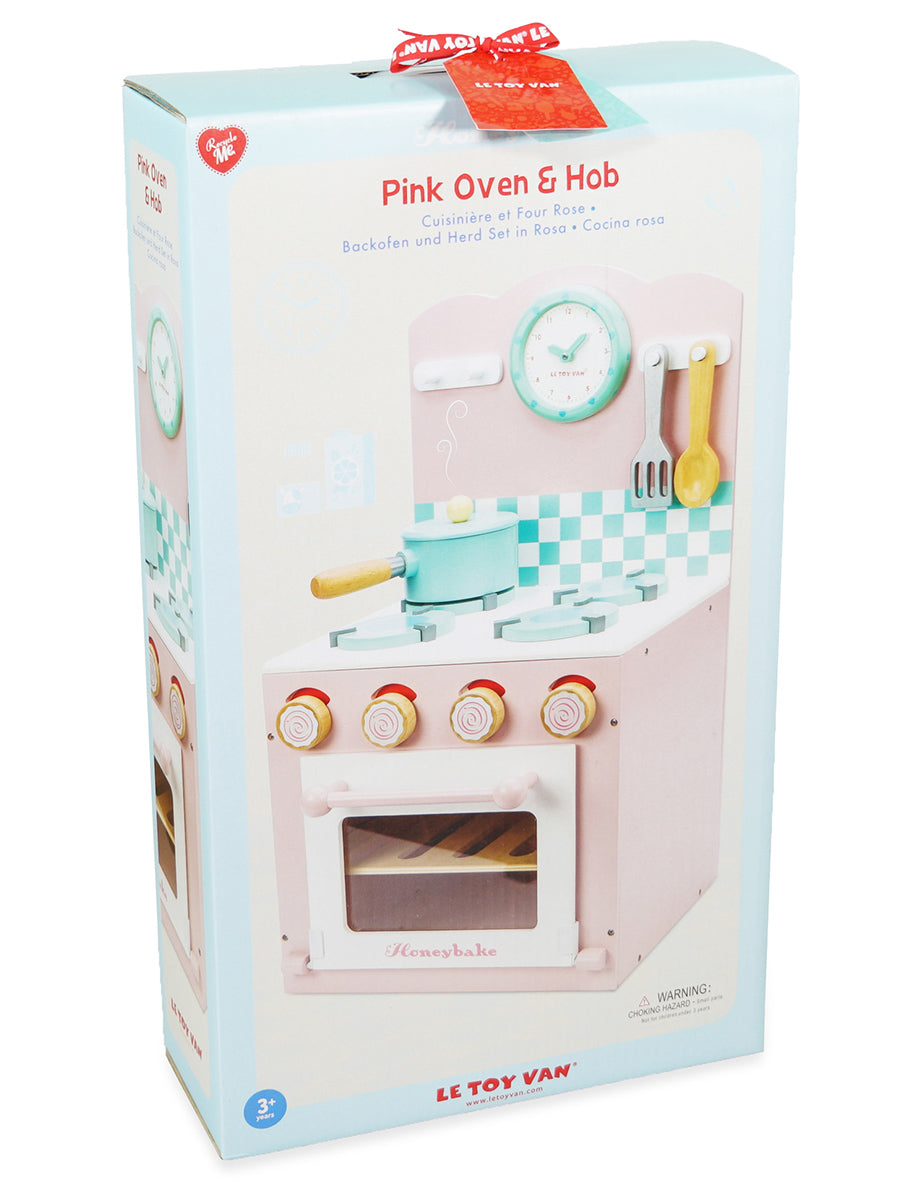 Oven & Hob Set, Pink Alt 3