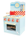 Wooden Oven & Hob Blue Toy Set with Accessories