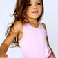 Girls Pink Tank Pull Over Alt 1