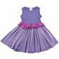 Lilac Bellflower Fairy Peplum Veronica Dress for Girls Alt 2