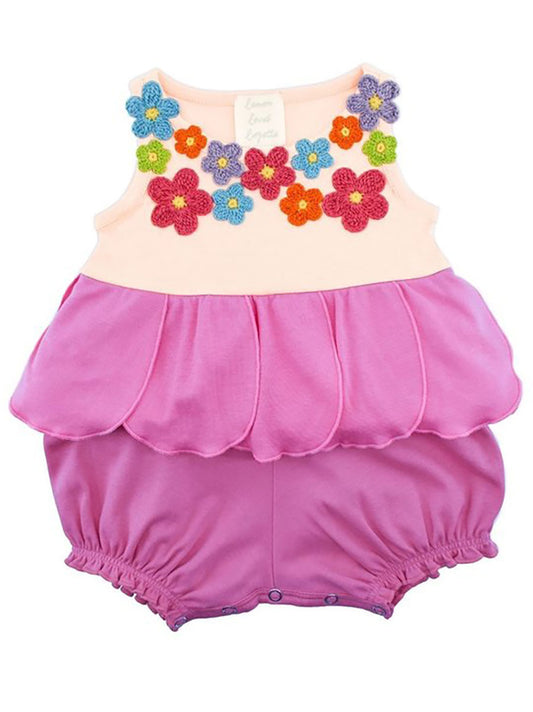 Eve's Garden Romper, Sheer-Lilac
