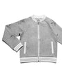Glitter Star Grey Knit Jacket for Girls