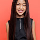 Girls Black Zip Front Tank Top