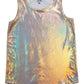 Girls Gold Holographic Tank Alt 1