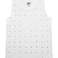 Girls White Studded Tank Alt 1