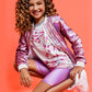 Pink Shimmer Bike Shorts for Girls