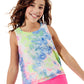 Girls Neon Pink Chiffon Top