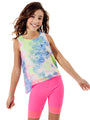 Girls Neon Pink Bike Short