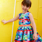 Girls Mermaid Scallop Party Dress