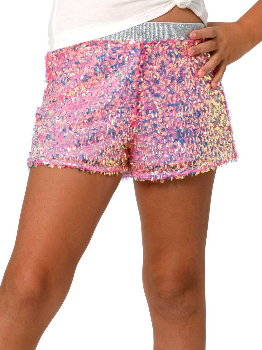 Sequin Short Pink