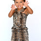 Girls Zebra Print Jumper Alt 1