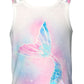 Girls Pink Light Blue Sequin Mermaid Top Alt 1