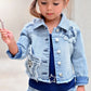 Girls Denim Jacket Star