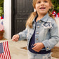 Girls Denim Jacket Star