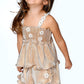 Girls Gold Short
