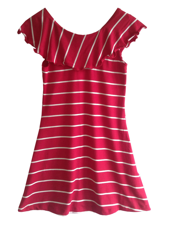 Ruffle Collar Dress Alt 2