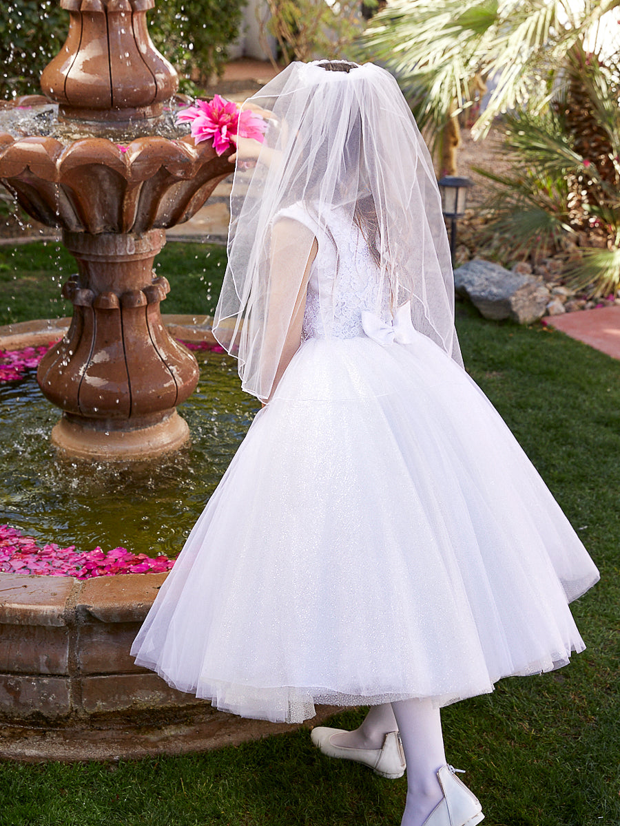 White Communion / Flower Girl Dress Alt 1