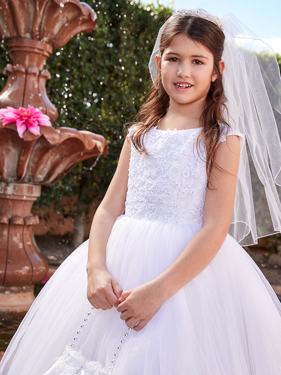 White Communion / Flower Girl Dress Alt 4