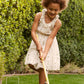 Girls Arden Silver Ribbon Special Occasions Dress