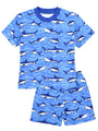 Boys Great White Shark Short Pajama Set