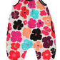 Bright Abstract Floral Knit Jumpsuit Back