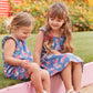 Rose Print Chambray Dress for Girls