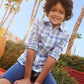 Boys Bermuda Insignia Blue Short Alt 1