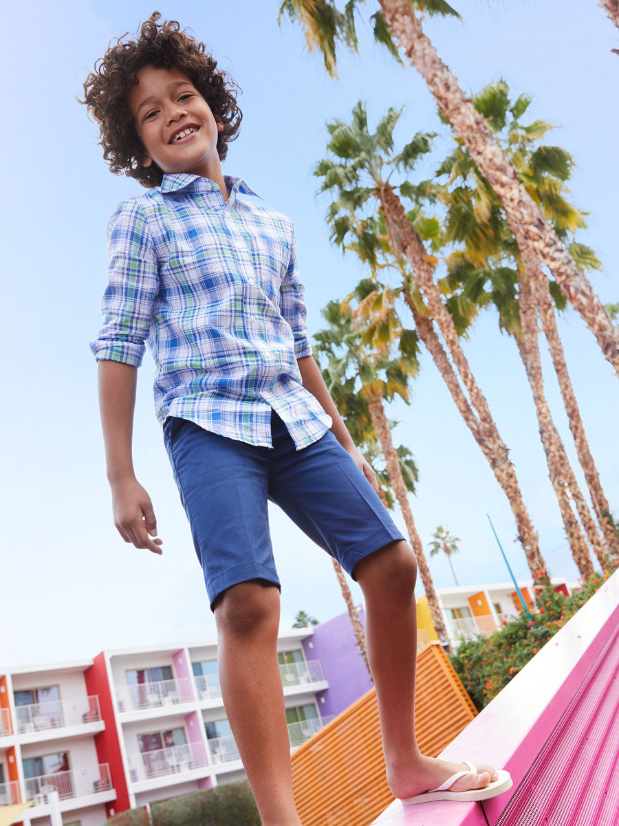 Boys Bermuda Insignia Blue Short