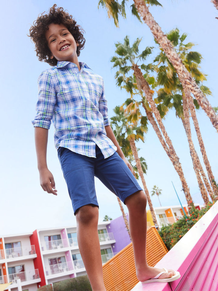 Boys Bermuda Insignia Blue Short