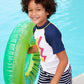 Navy Stripe Shorts for Boys