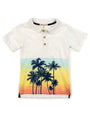 Fairbanks White Polo T-shirt for Boys