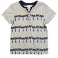Boys Palm Print Henley Tee Alt 2