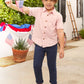 Boys Chalk Pink Beach Shirt
