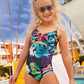 Luana Floral Bathing Suit for Girls