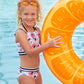 Girls Coastal Poppies Bikini Set Alt 3