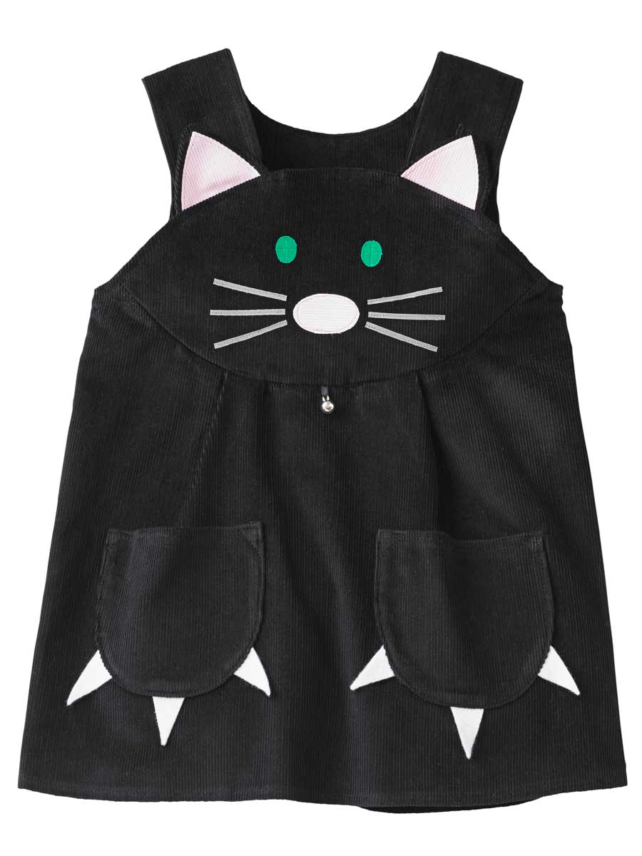 Cat Dress, Black Front