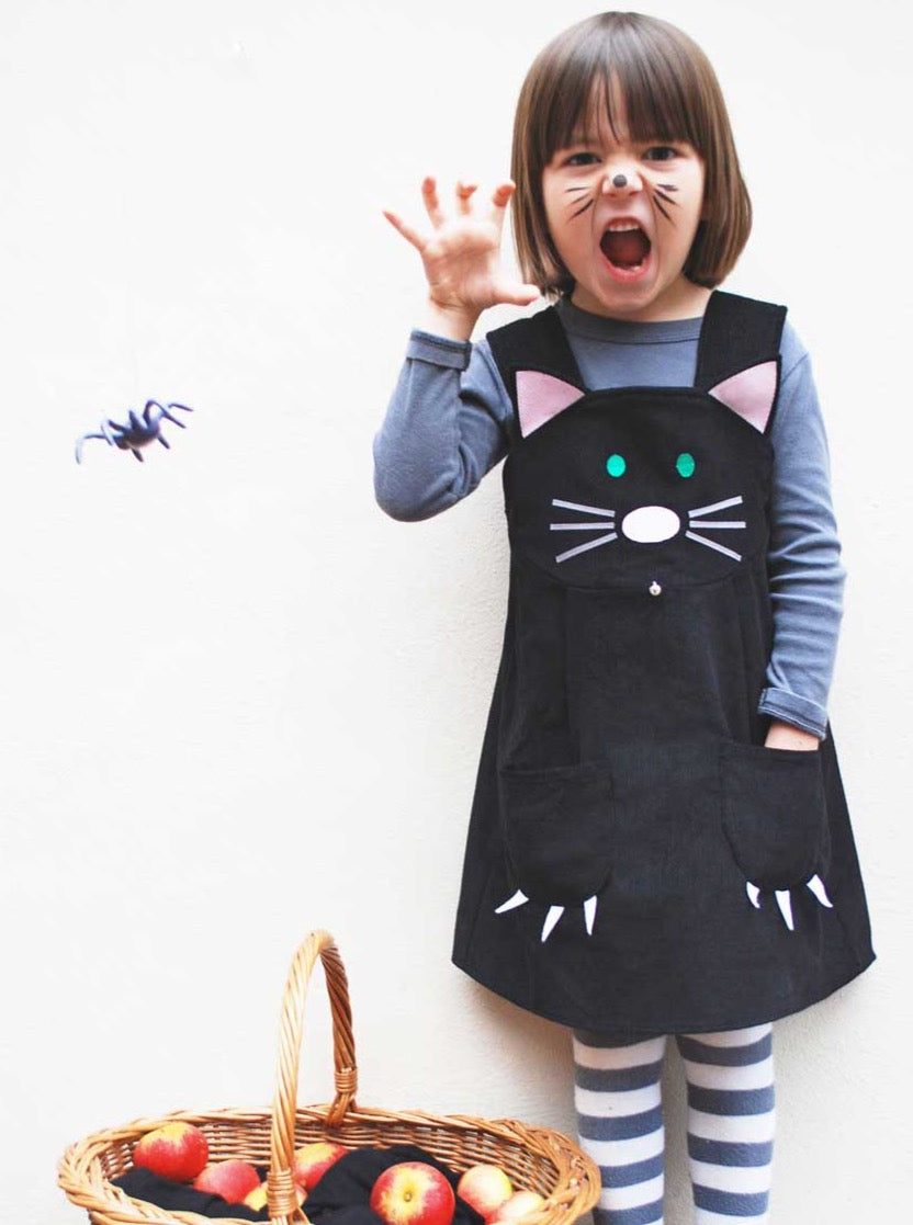 Cat Dress, Black
