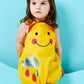 Sunshine Baby Emoji Romper, Yellow
