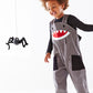 Shark Dungarees, Grey Alt 2