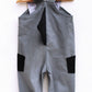 Shark Dungarees, Grey Back