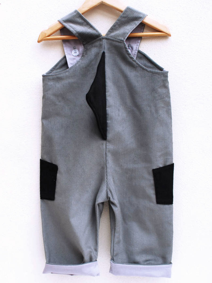 Shark Dungarees, Grey Back