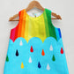 Rainbow Spectrum Print Dress Front