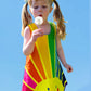 Rainbow Of Hope Sunrise Print Dress