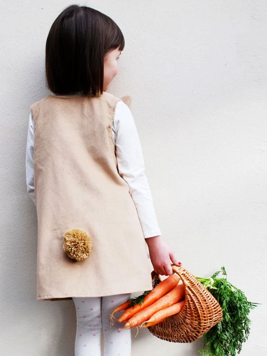 Caramel Bunny Rabbit Dress for Girls