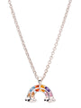 Sparkle Rainbow Necklace, Jewelry for Girls